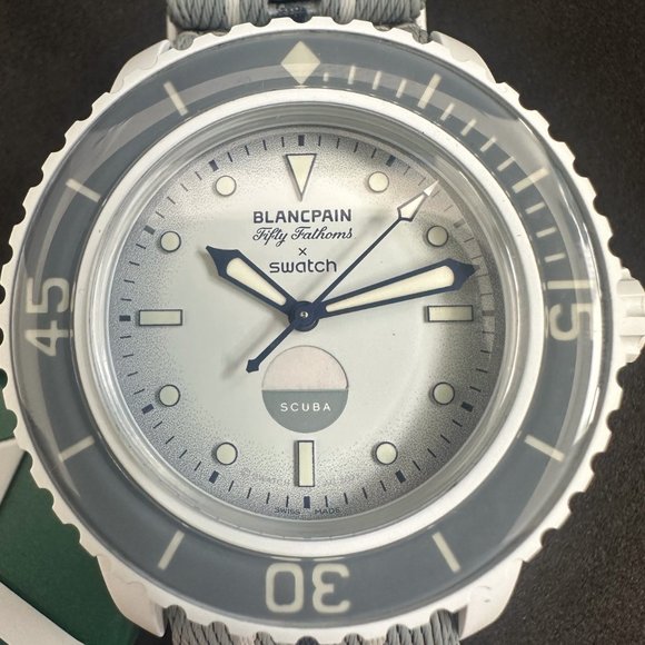 Swatch Scuba Fifty Fathoms SO35S100 / Antartic Ocean - Picture 6 of 14